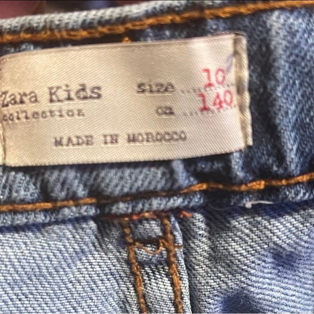 Stylish Blue Denim Shorts for Boys Zara size 10 like new - Picture 5 of 5